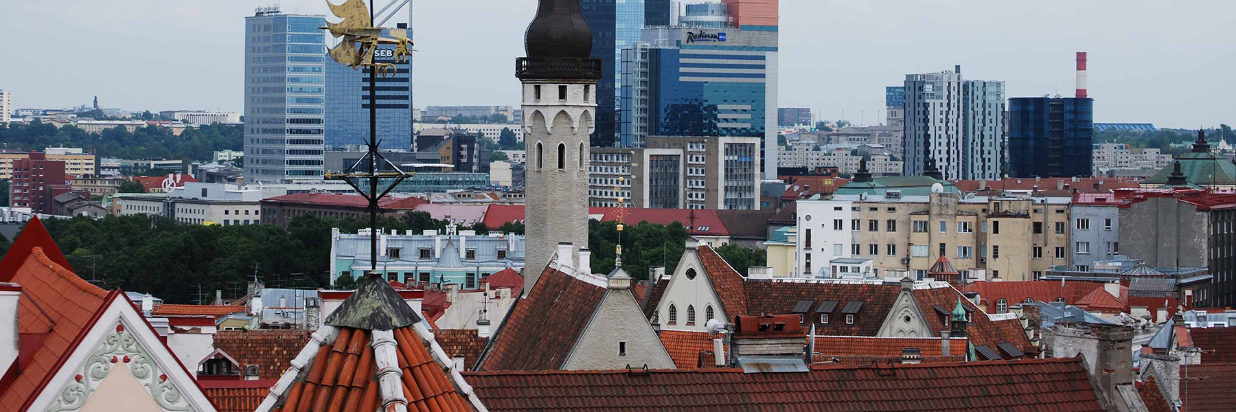 Downtown Tallinn, Estonia