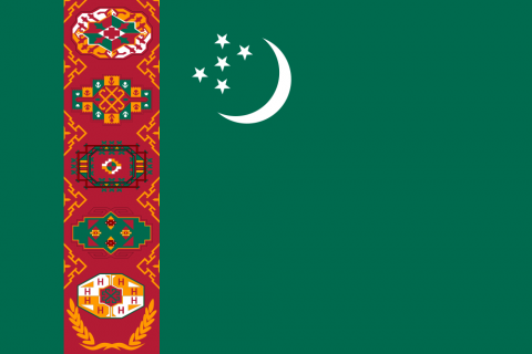 Flag of Turkmenistan