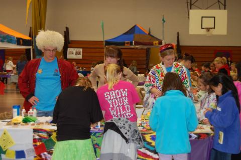 Kids during Lotus Blossoms World Bazaar