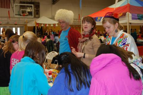 Kids during the Lotus Blossoms World Bazaar