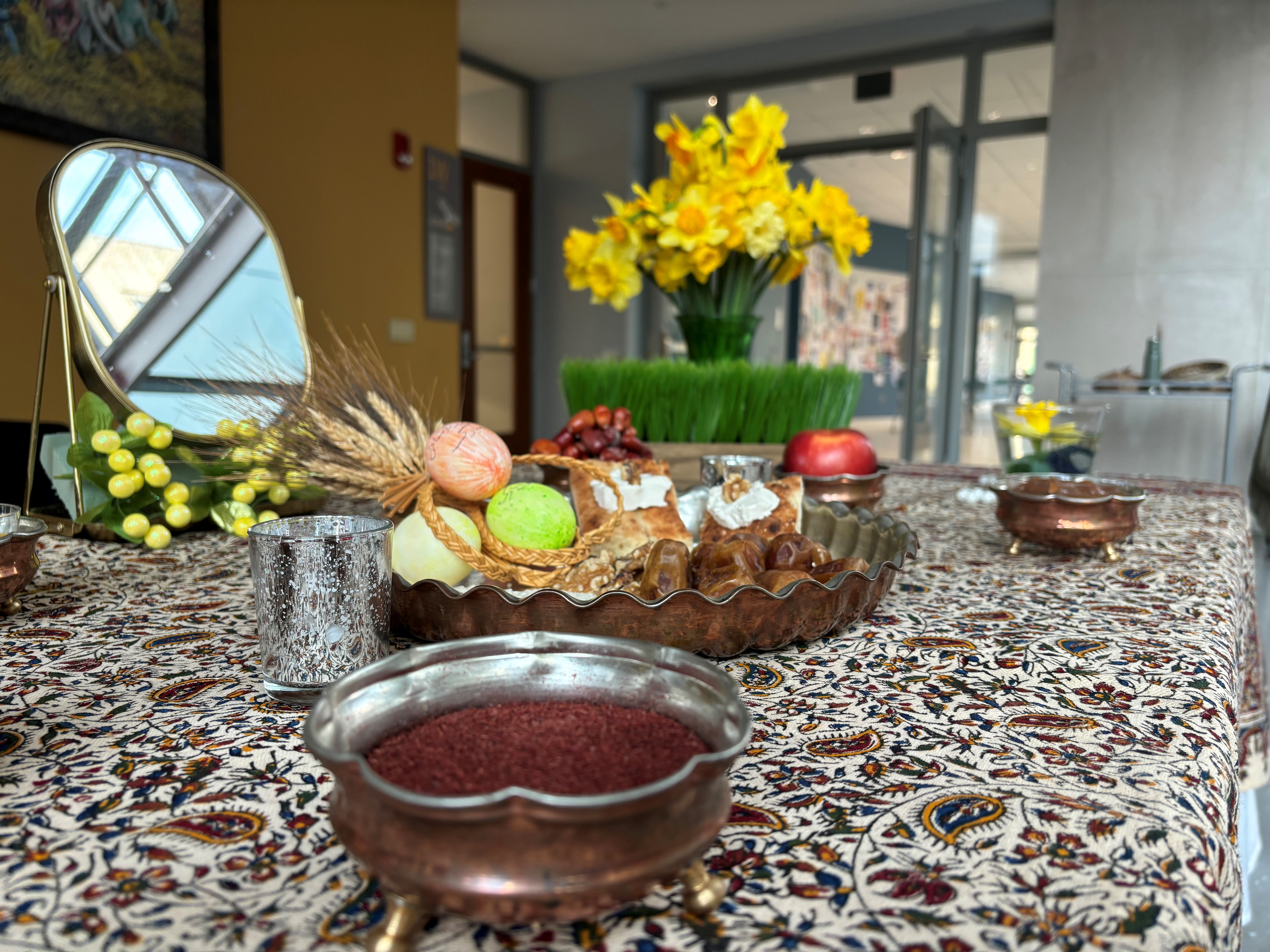 Bowl of food on a counter